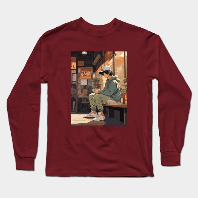 Ramen Life Long Sleeve T-Shirt by Alex